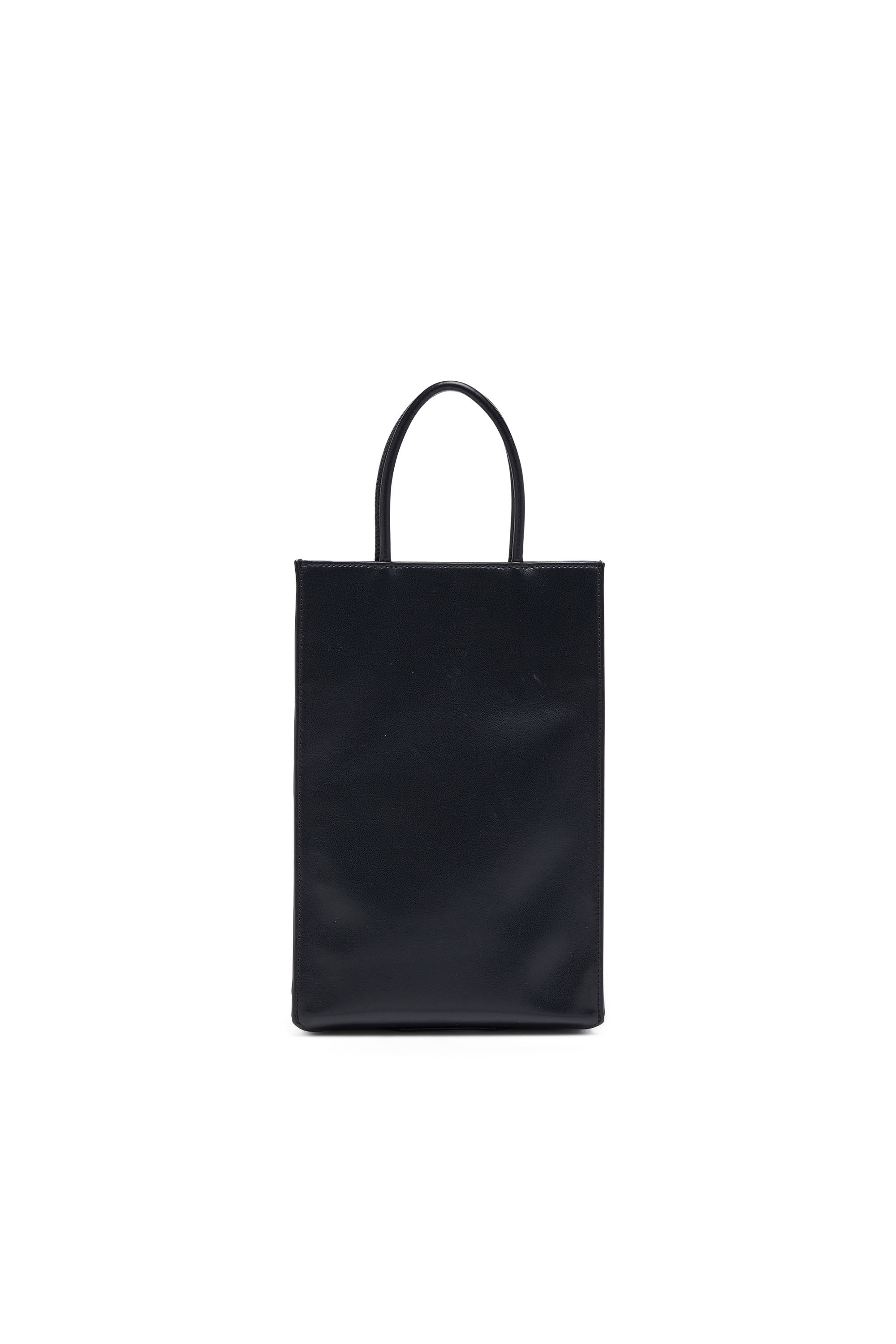 Diesel - DSL 3D SHOPPER M X, Man's Dsl 3D M-PU tote bag with embossed logo in Black - 3