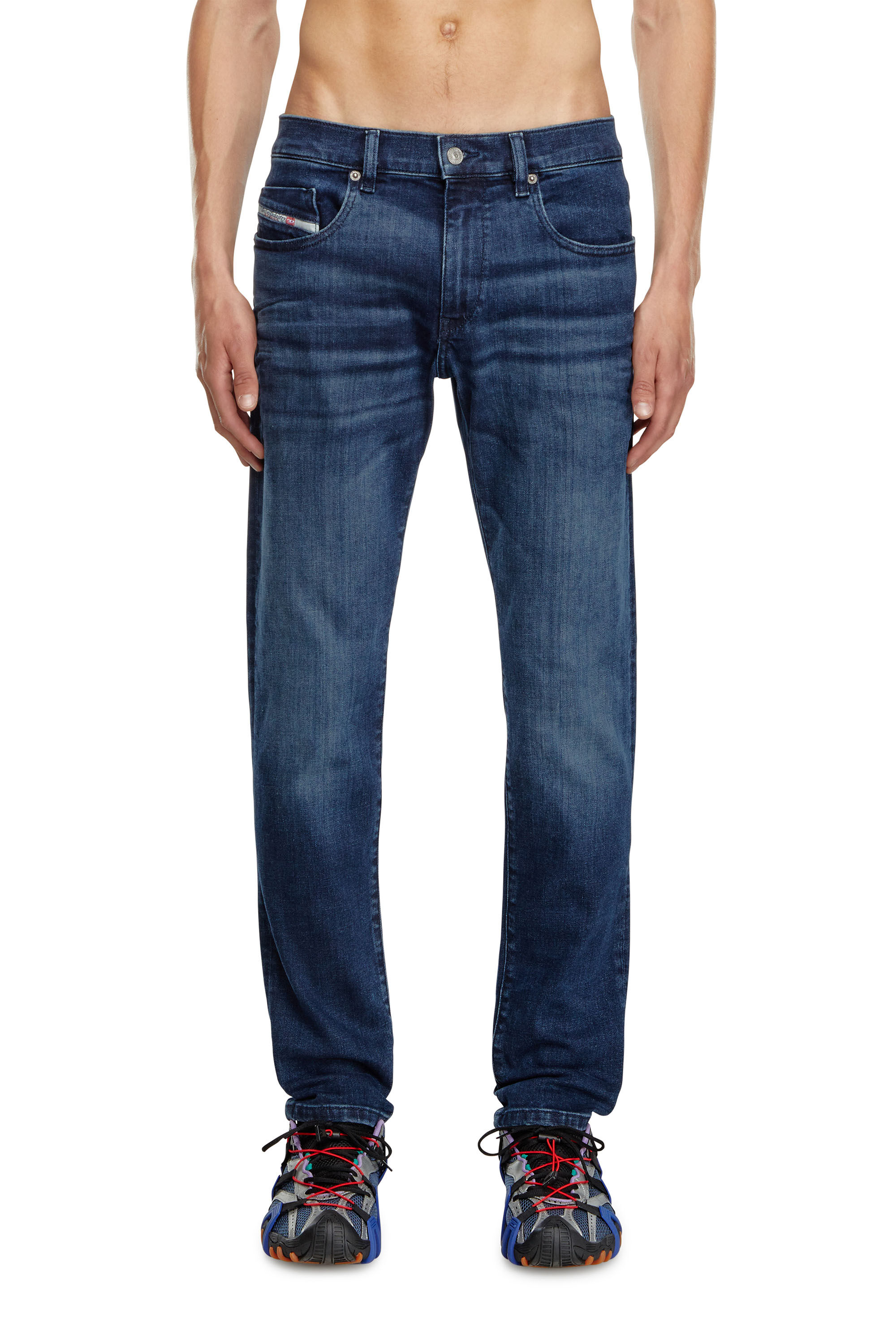 Diesel - Man's Slim Jeans 2019 D-Strukt 0GRDJ, Dark Blue - 3