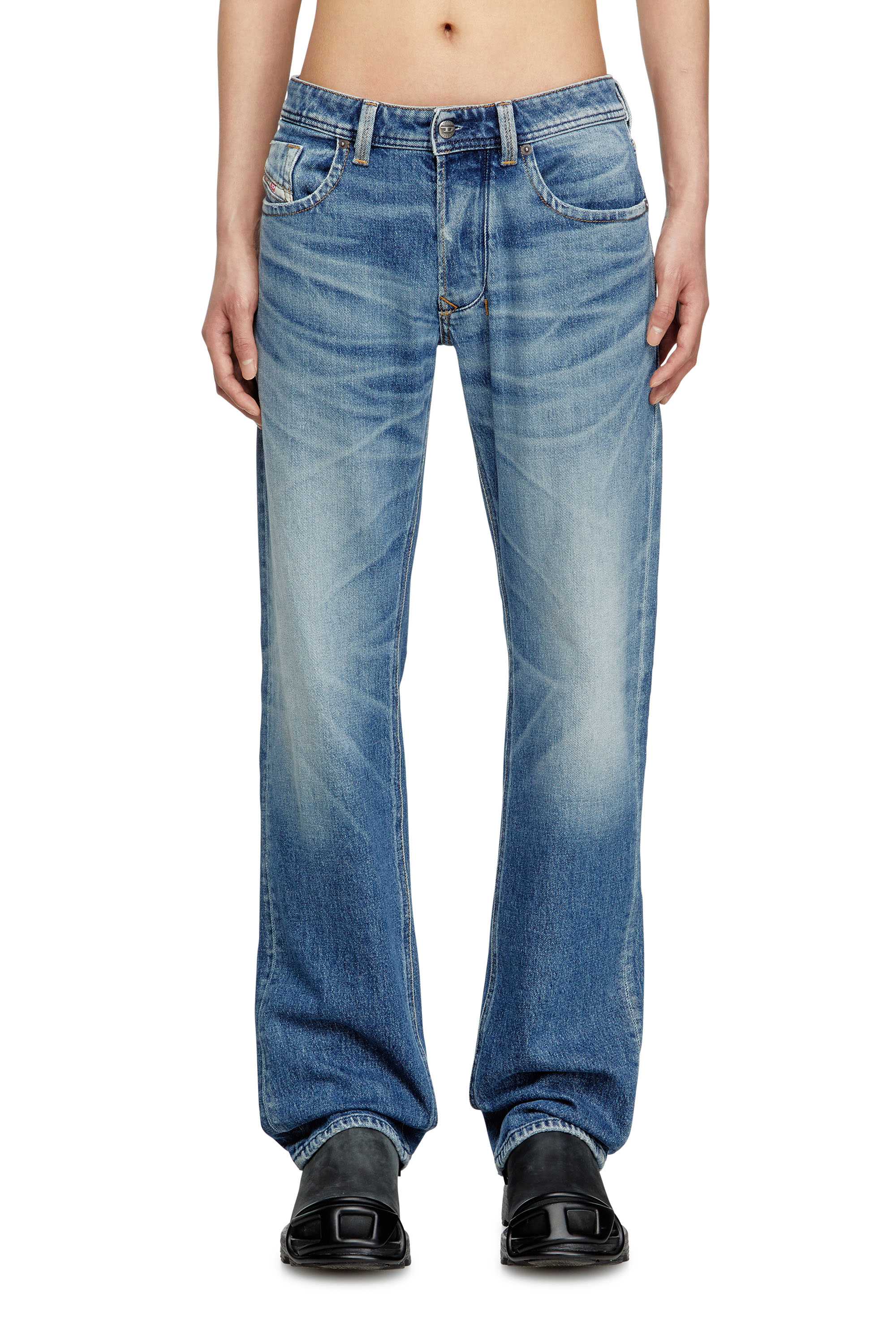 Diesel - Man's Regular Jeans 1985 Larkee 09M12, Medium blue - 2