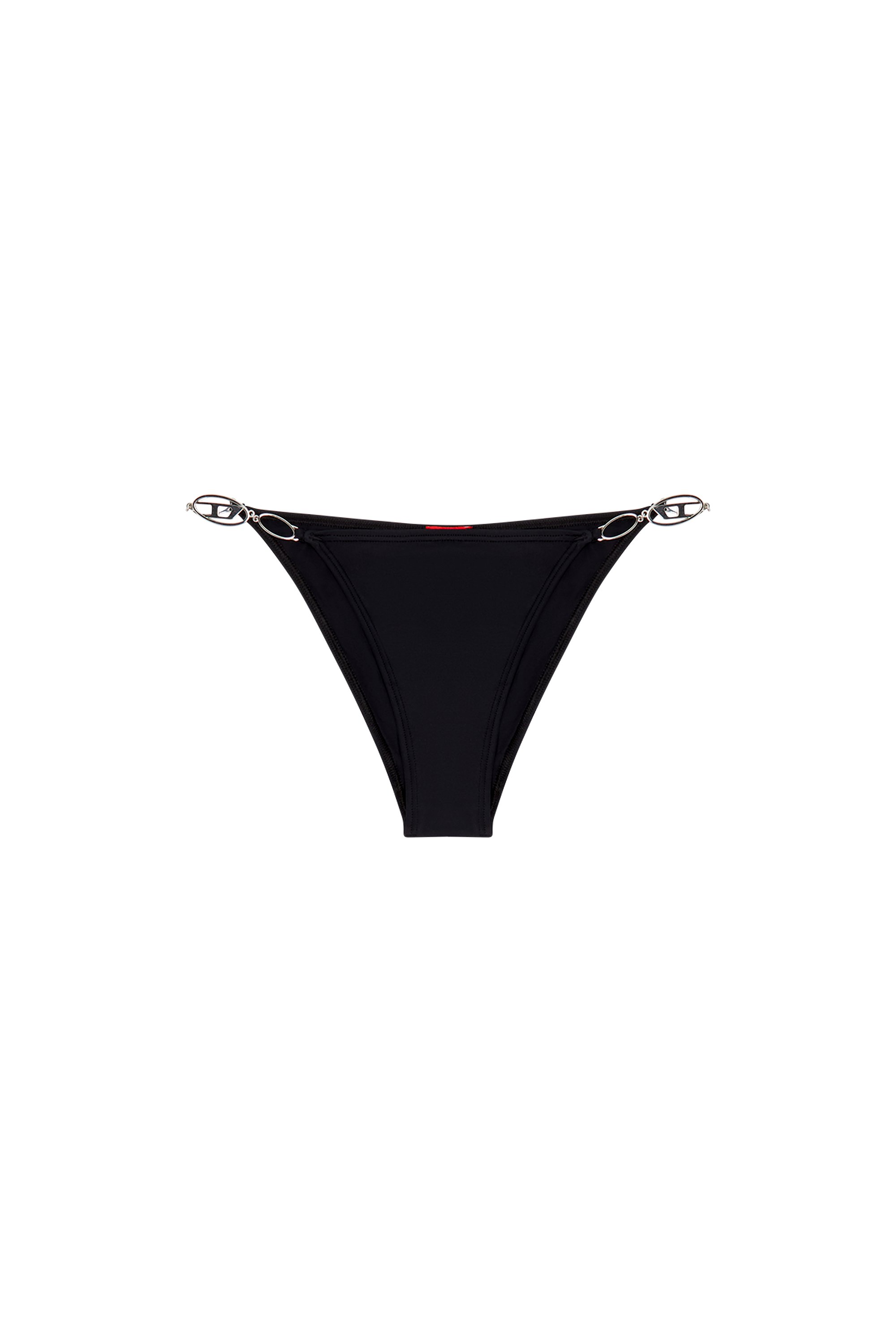 Diesel - BFPN-IRINA, Woman's Bikini briefs with Oval D plaques in Black - 4