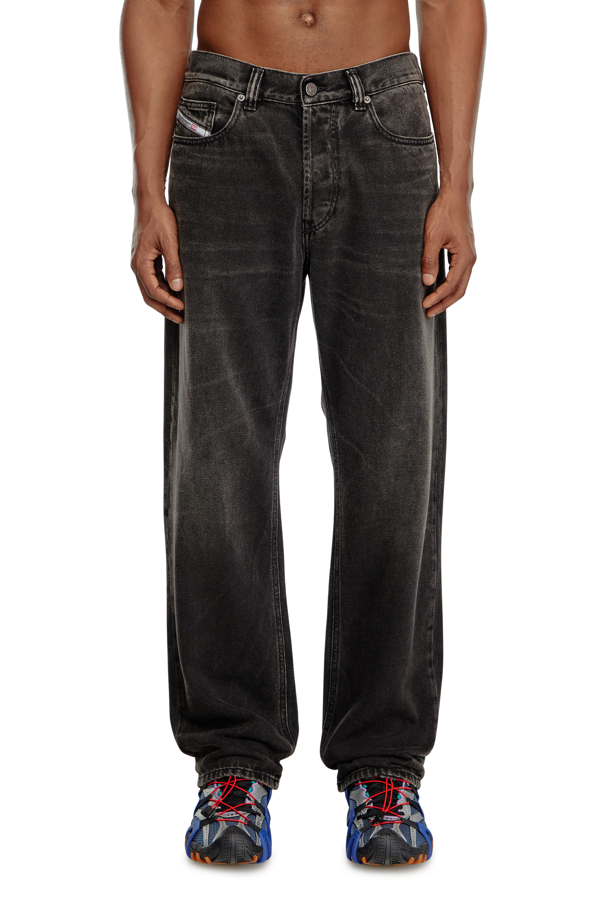 Diesel - Man's Regular Jeans 2024 D-Macs 09J96, Black/Dark grey - 1