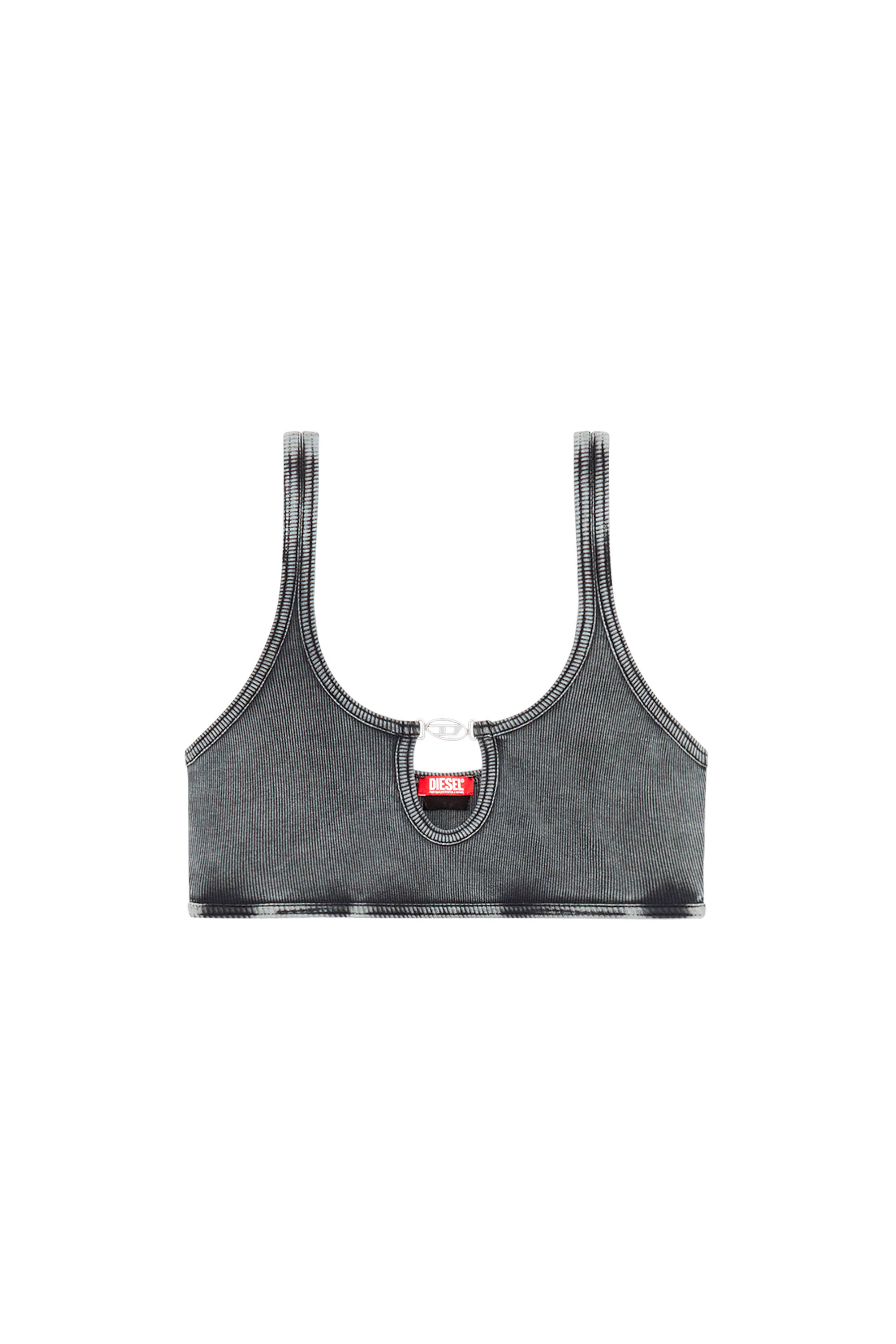 UFSB-OVAL-D-RIB-BRALETTE, Black