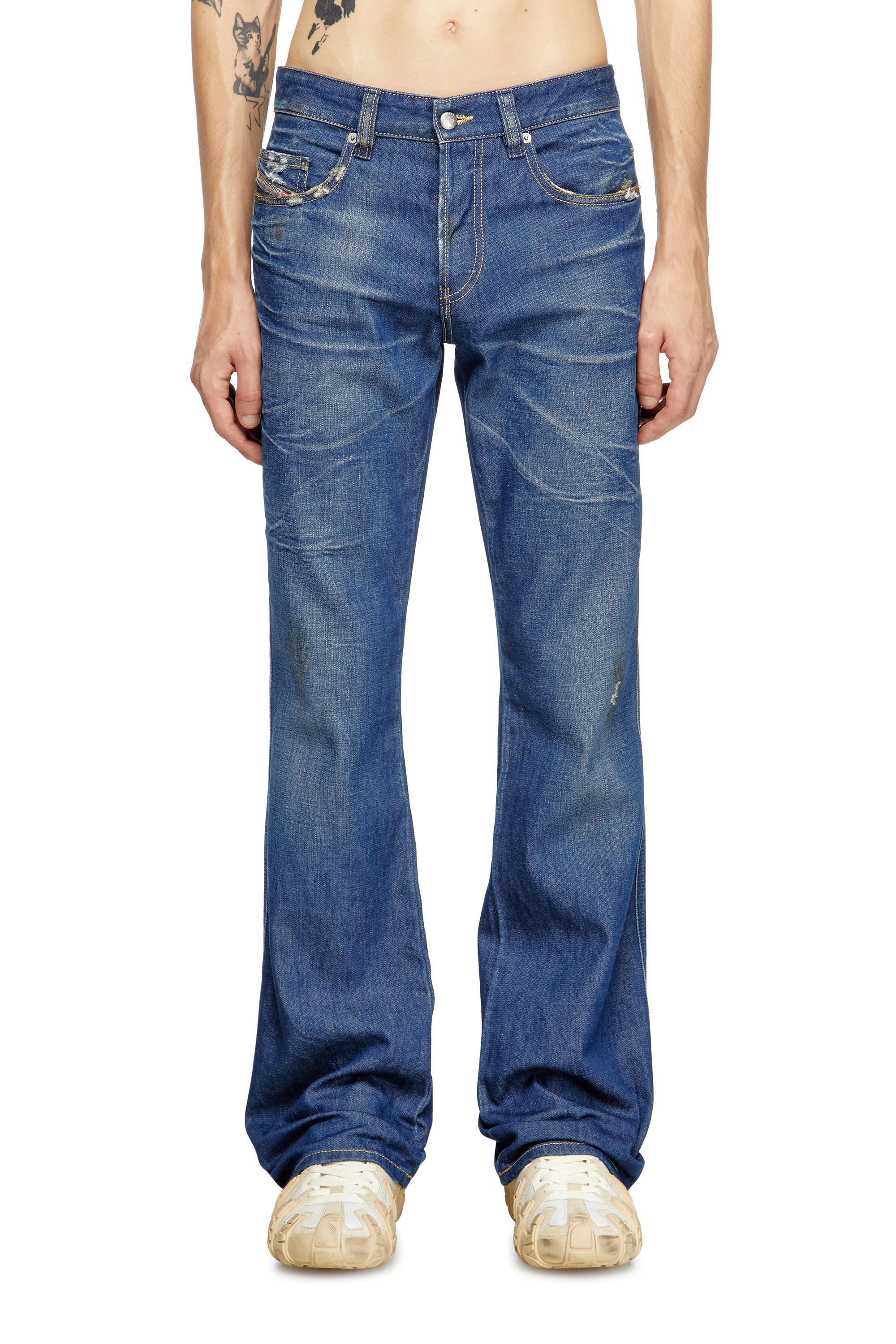 Diesel - Man's Bootcut Jeans 1998 D-Buck 09M60, Dark Blue - 2