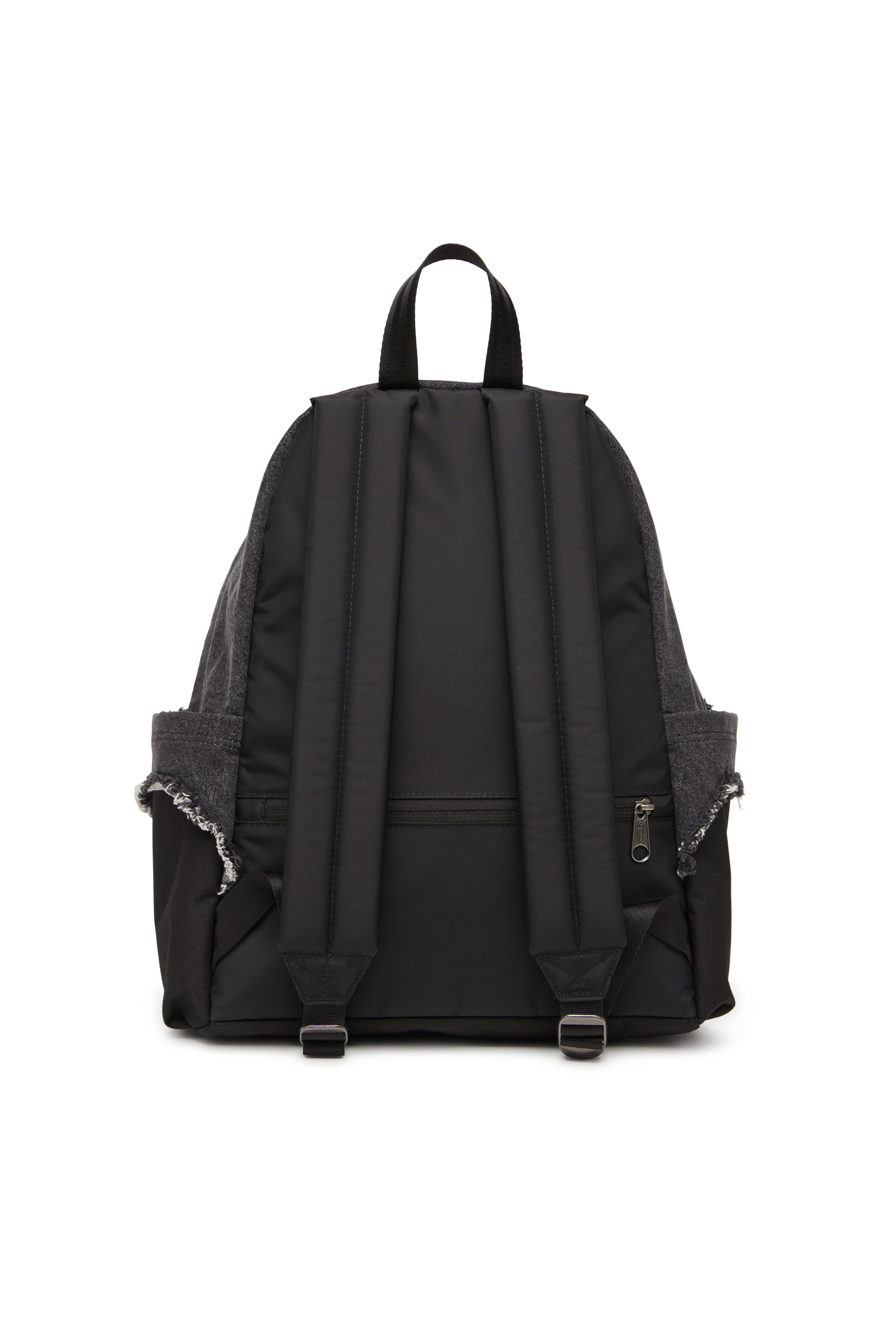 Diesel - DIESEL DAY PAK'R, Unisex's Backpack in destroyed denim and CORDURA® in Black - 3