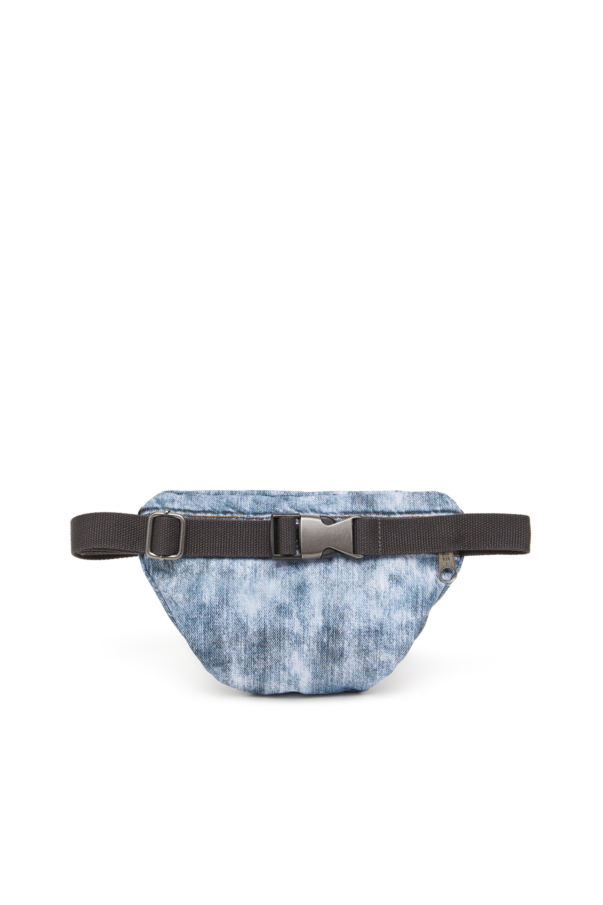 Diesel - DIESEL SPRINGER, Unisex's Belt bag in trompe l'oeil denim in Blue - 4